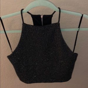 Crop Top with ZipUp Back